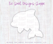 Cookie Cutters - Chubby Dolphin - Cookie Cutter - The Sweet Designs Shoppe - TSDS - - ALL,Animal,Animals,Animals and Insects,Cookie Cutter,fish,Kids / Fantasy,Promocode,STL,summer,under the sea