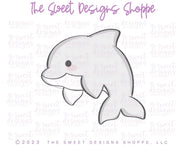 Cookie Cutters - Chubby Dolphin - Cookie Cutter - The Sweet Designs Shoppe - TSDS - - ALL,Animal,Animals,Animals and Insects,Cookie Cutter,fish,Kids / Fantasy,Promocode,STL,summer,under the sea