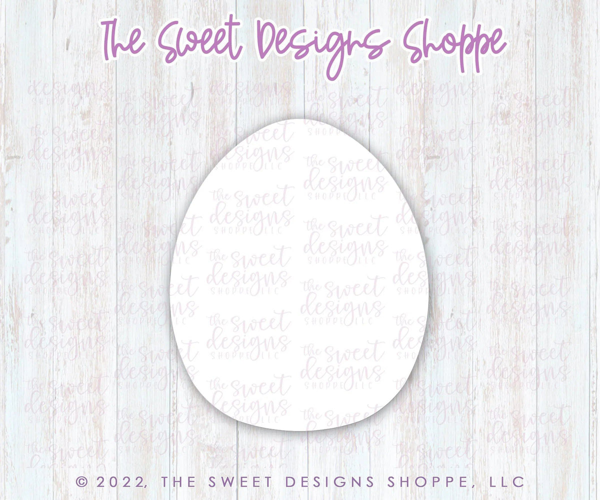 Cookie Cutters - Chubby Easter Egg - Cookie Cutter - The Sweet Designs Shoppe - TSDS - - ALL,Animal,Animals,Animals and Insects,Cookie Cutter,Easter,Easter / Spring,Promocode,STL