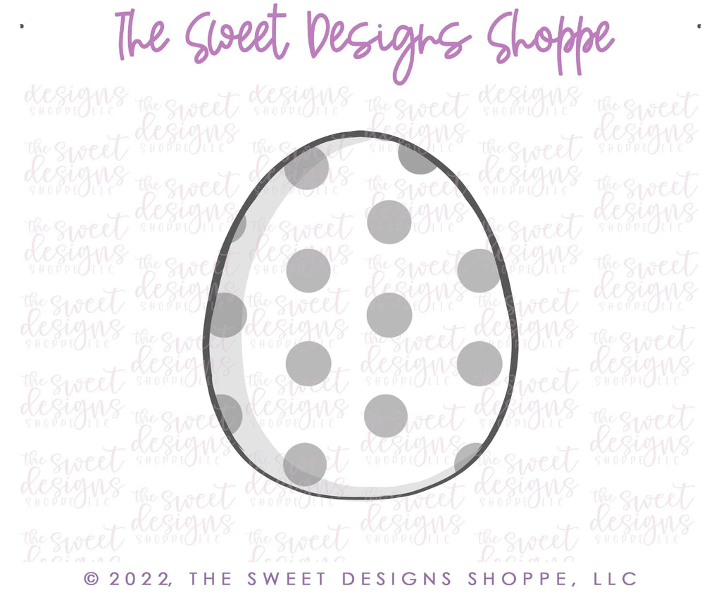 Cookie Cutters - Chubby Easter Egg - Cookie Cutter - The Sweet Designs Shoppe - TSDS - - ALL,Animal,Animals,Animals and Insects,Cookie Cutter,Easter,Easter / Spring,Promocode,STL