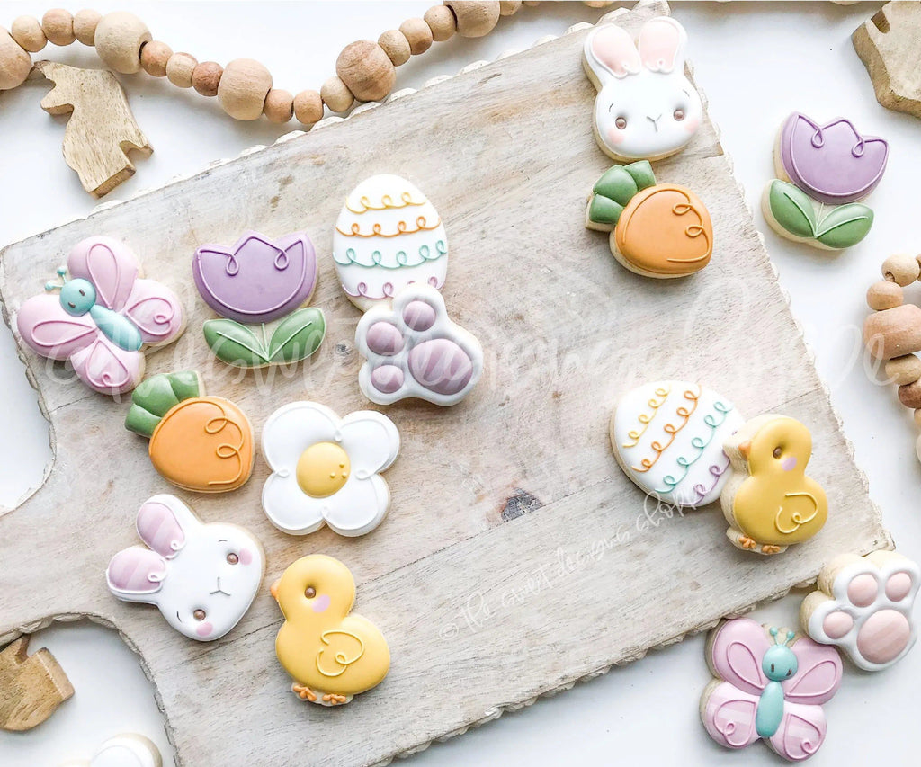Cookie Cutters - Chubby Easter Set - Set of 8 - Cookie Cutters - The Sweet Designs Shoppe - TSDS - - ALL,Animal,Animals,Animals and Insects,bunny,Cookie Cutter,Easter,Easter / Spring,Flower,Flowers,Leaves and Flowers,Promocode,regular sets,set,spring,STL,Trees Leaves and Flowers,Woodlands Leaves and Flowers