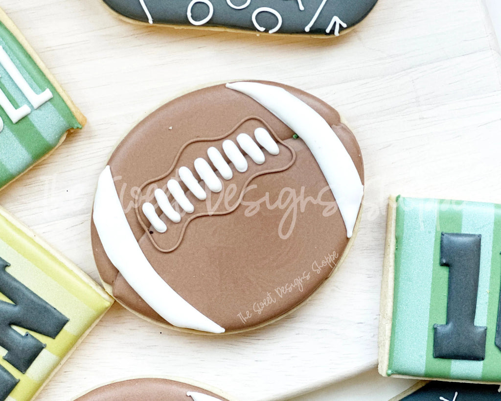 Cookie Cutters - Chubby Football Ball v2- Cookie Cutter - Sweet Designs Shoppe - - ALL, Cookie Cutter, dad, fan, Father, Fathers Day, football, grandfather, Promocode, sport, sports, superbowl, touchdown
