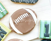 Cookie Cutters - Chubby Football Ball v2- Cookie Cutter - The Sweet Designs Shoppe - TSDS - - ALL,Cookie Cutter,dad,fan,Father,Fathers Day,football,grandfather,Promocode,sport,sports,STL,superbowl,touchdown