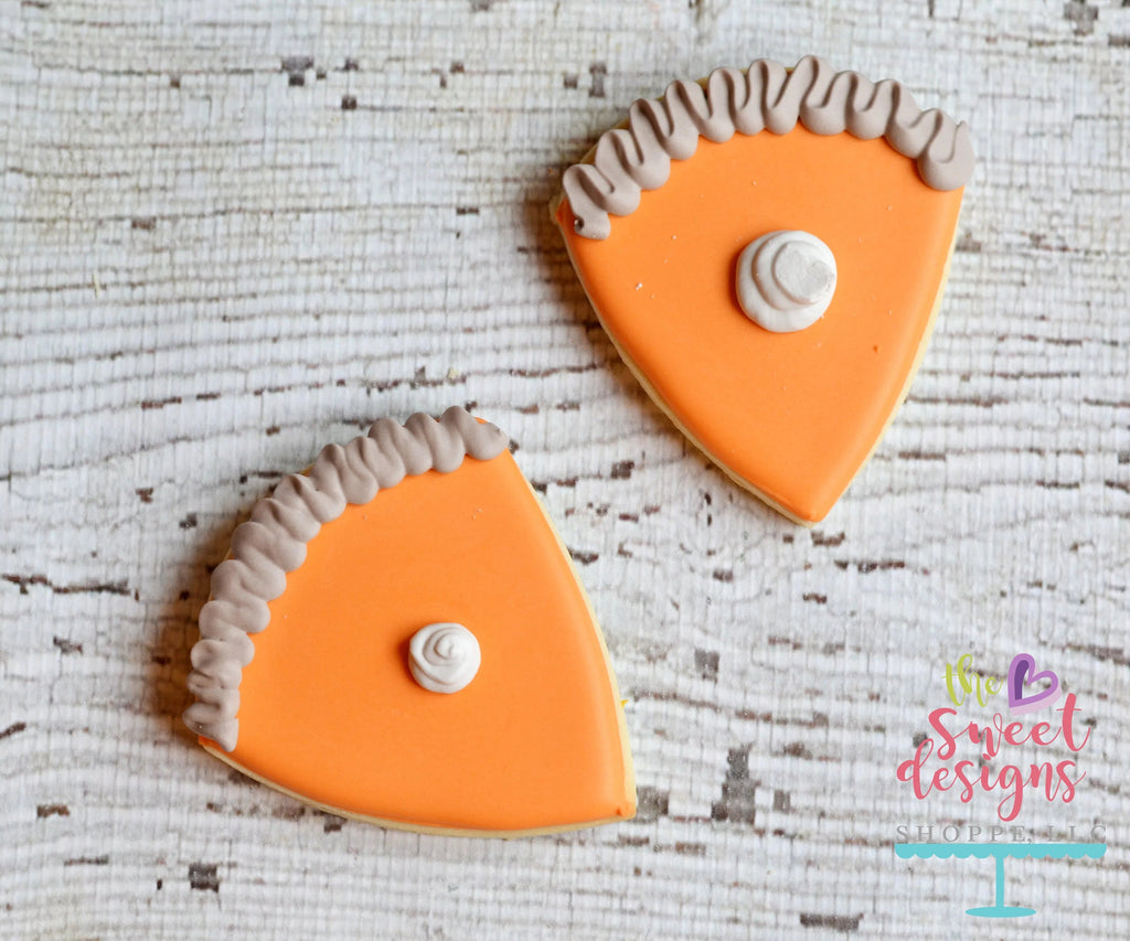 Cookie Cutters - Chubby Fuit/Pie Triangle Slice v2- Cookie Cutter - Sweet Designs Shoppe - - ALL, Cookie Cutter, Fall / Halloween, Fall / Thanksgiving, Food, Food & Beverages, Fruit, Luau, Party, Promocode, summer, Tropical, Watermelon