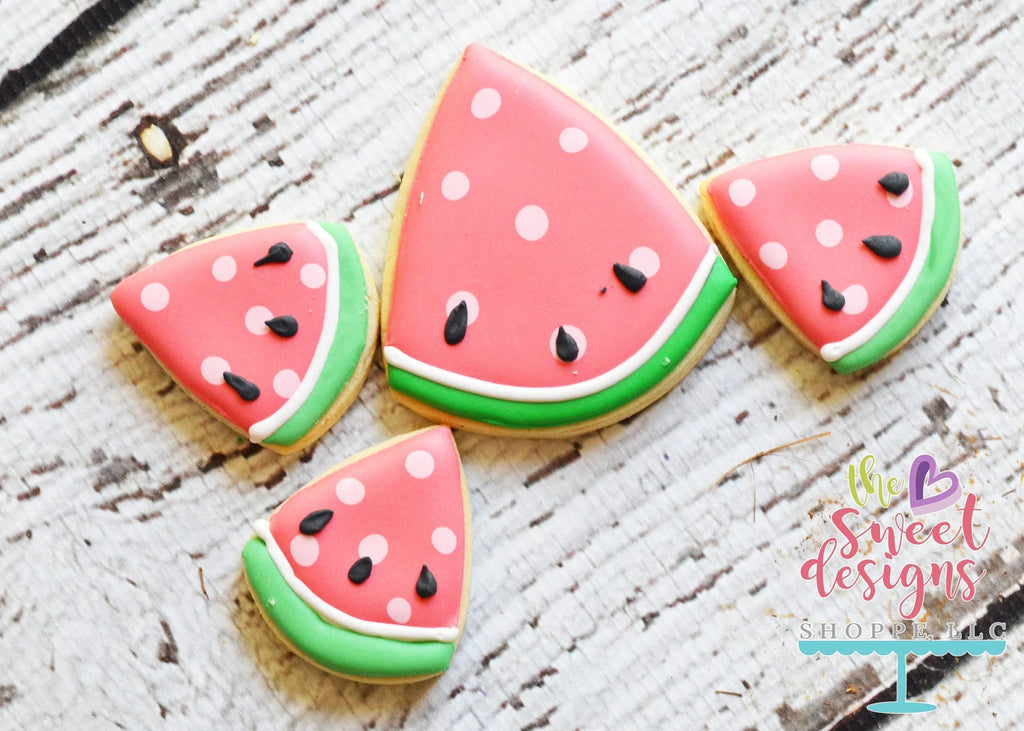 Cookie Cutters - Chubby Fuit/Pie Triangle Slice v2- Cookie Cutter - The Sweet Designs Shoppe - TSDS - - ALL,Cookie Cutter,Fall / Halloween,Fall / Thanksgiving,Food,Food & Beverages,Fruit,Luau,Party,Promocode,summer,Tropical,Watermelon