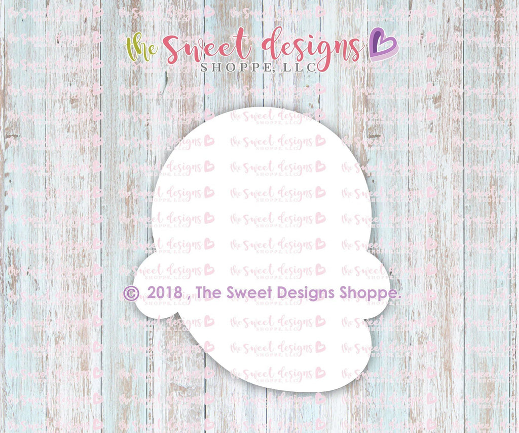 Cookie Cutters - Chubby Ghost 2018 - Cookie Cutter - The Sweet Designs Shoppe - TSDS - - ALL,Boo,Cookie Cutter,Fall / Halloween,Ghost,halloween,Monsters,Promocode