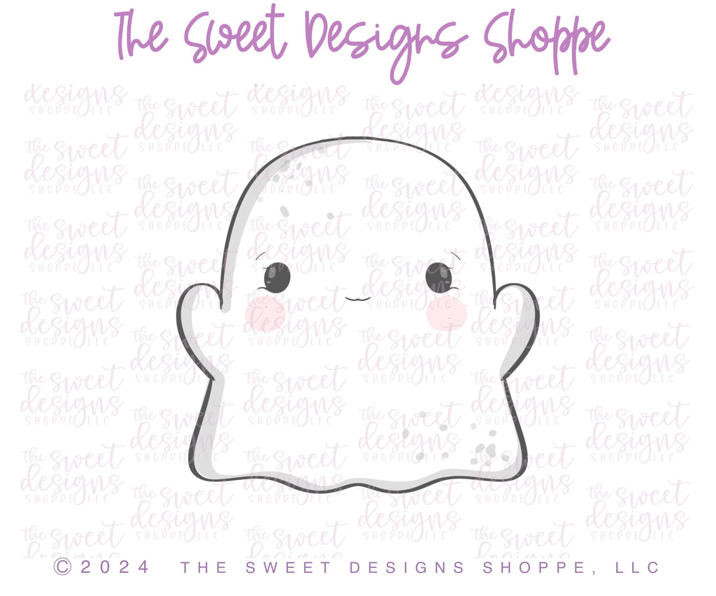 Cookie Cutters - Chubby Ghost 2024 - Cookie Cutter - The Sweet Designs Shoppe - TSDS - - ALL,Cookie Cutter,halloween,Promocode,STL