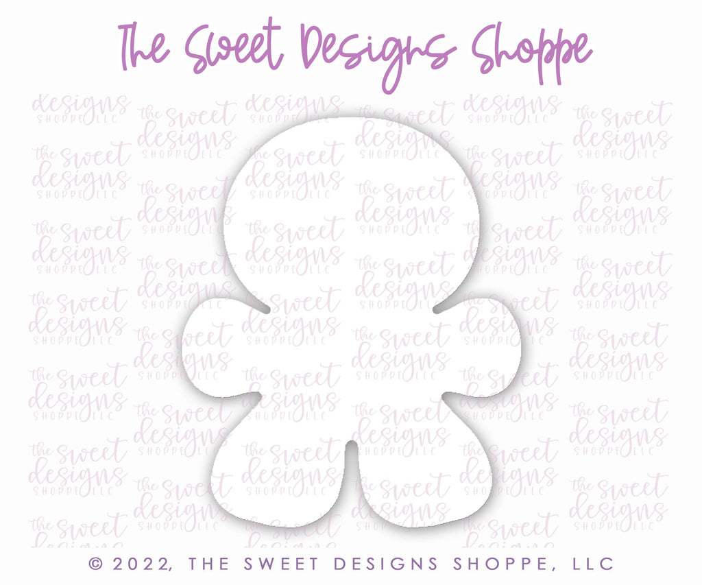 Cookie Cutters - Chubby Gingerbread Christmas Cookie Cutters Set - Set of 3 - Cookie Cutters - The Sweet Designs Shoppe - TSDS - - ALL,Christmas,Christmas / Winter,Christmas Cookies,Cookie Cutter,Ginger boy,ginger bread,Ginger girl,Gingerboy,gingerbread,gingerbread man,Gingergirl,Mini Sets,Promocode,regular sets,set,STL