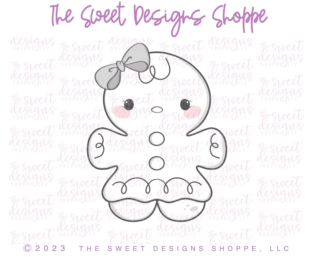 Cookie Cutters - Chubby Gingerbread Christmas Cookie Cutters Set - Set of 3 - Cookie Cutters - The Sweet Designs Shoppe - TSDS - - ALL,Christmas,Christmas / Winter,Christmas Cookies,Cookie Cutter,Ginger boy,ginger bread,Ginger girl,Gingerboy,gingerbread,gingerbread man,Gingergirl,Mini Sets,Promocode,regular sets,set,STL