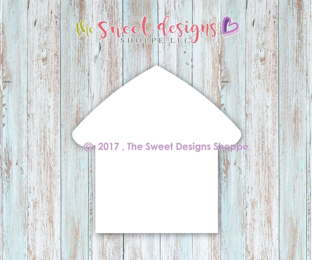 Cookie Cutters - Chubby Gingerbread House - Cookie Cutter - The Sweet Designs Shoppe - TSDS - - ALL,Candy,Christmas,Christmas / Winter,Cookie Cutter,Decoration,Ginger boy,Ginger bread,Ginger girl,GingerBread,GingerHouse,House,Miscellaneous,Promocode,Winter