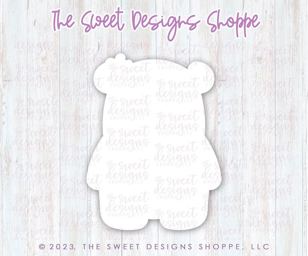 Cookie Cutters - Chubby Girl Bear - Cookie Cutter - The Sweet Designs Shoppe - TSDS - - ALL,Animal,Animals,Animals and Insects,award,Cookie Cutter,dad,Father,Fathers Day,grandfather,Promocode