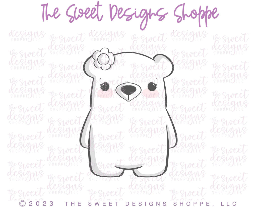 Cookie Cutters - Chubby Girl Bear - Cookie Cutter - The Sweet Designs Shoppe - TSDS - - ALL,Animal,Animals,Animals and Insects,award,Cookie Cutter,dad,Father,Fathers Day,grandfather,Promocode