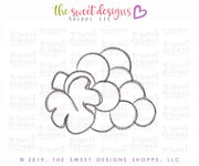 Cookie Cutters - Chubby Grapes - Cookie Cutter - The Sweet Designs Shoppe - TSDS - - ALL,Communion,Cookie Cutter,First Communion,Food,Food & Beverages,Food and Beverage,fruits,Fruits and Vegetables,grapes,Promocode,Religious