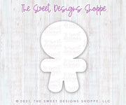 Cookie Cutters - Chubby head Gingerboy - Cookie Cutter - The Sweet Designs Shoppe - TSDS - - ALL,Christmas,Christmas / Winter,Christmas Cookies,Cookie Cutter,Ginger bread,Gingerbread,home,Promocode,STL