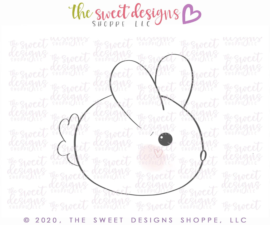 Cookie Cutters - Chubby Little Bunny - Cookie Cutter - The Sweet Designs Shoppe - TSDS - - ALL,Animal,Animals,Animals and Insects,Cookie Cutter,easter,Easter / Spring,Promocode