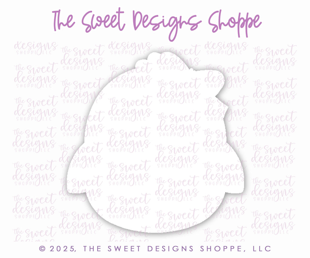 Cookie Cutters - Chubby Little Chick with Bow- Cookie Cutter - The Sweet Designs Shoppe - TSDS - - ALL,Animal,Animals,chubby little chick with bow,Cookie Cutter,Easter,Easter / Spring,little chick,Promocode,STL