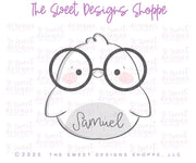Cookie Cutters - Chubby Little Chick with Glasses- Cookie Cutter - The Sweet Designs Shoppe - TSDS - - ALL,Animal,Animals,Chubby little chick,Chubby little chick with glasses,Cookie Cutter,Easter,Easter / Spring,little chick,Promocode,STL