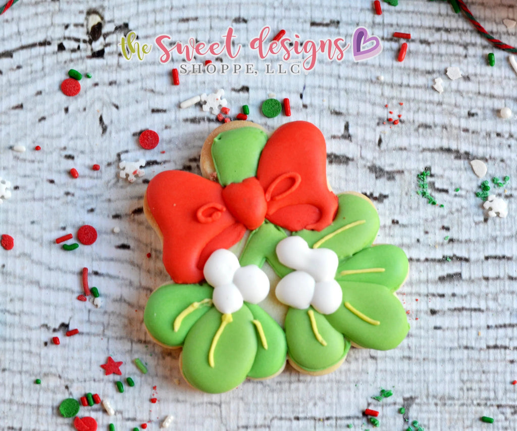 Cookie Cutters - Chubby Mistletoe - Cookie Cutter - Sweet Designs Shoppe - - ALL, Christmas, Christmas / Winter, Cookie Cutter, nature, Promocode, Trees Leaves and Flowers