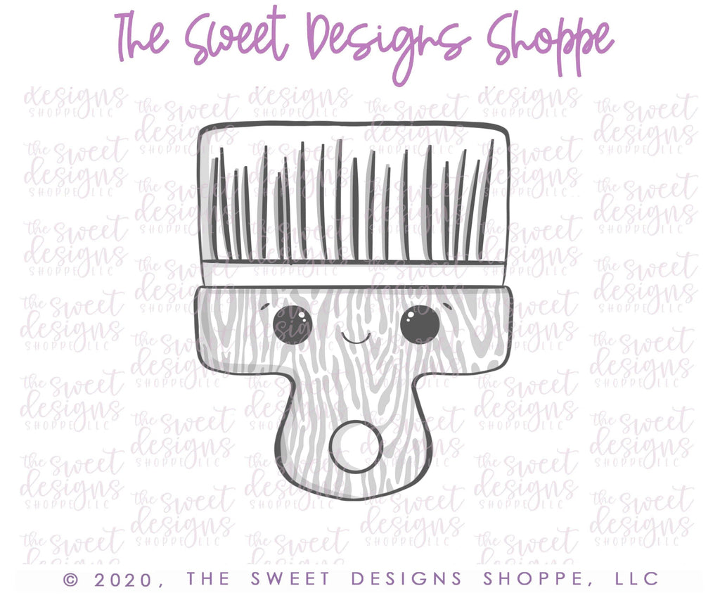 Cookie Cutters - Chubby Paint Brush 2020 - Cookie Cutter - The Sweet Designs Shoppe - TSDS - - 051520,ALL,Cookie Cutter,dad,Father,Fathers Day,grandfather,Promocode,Tool,tools