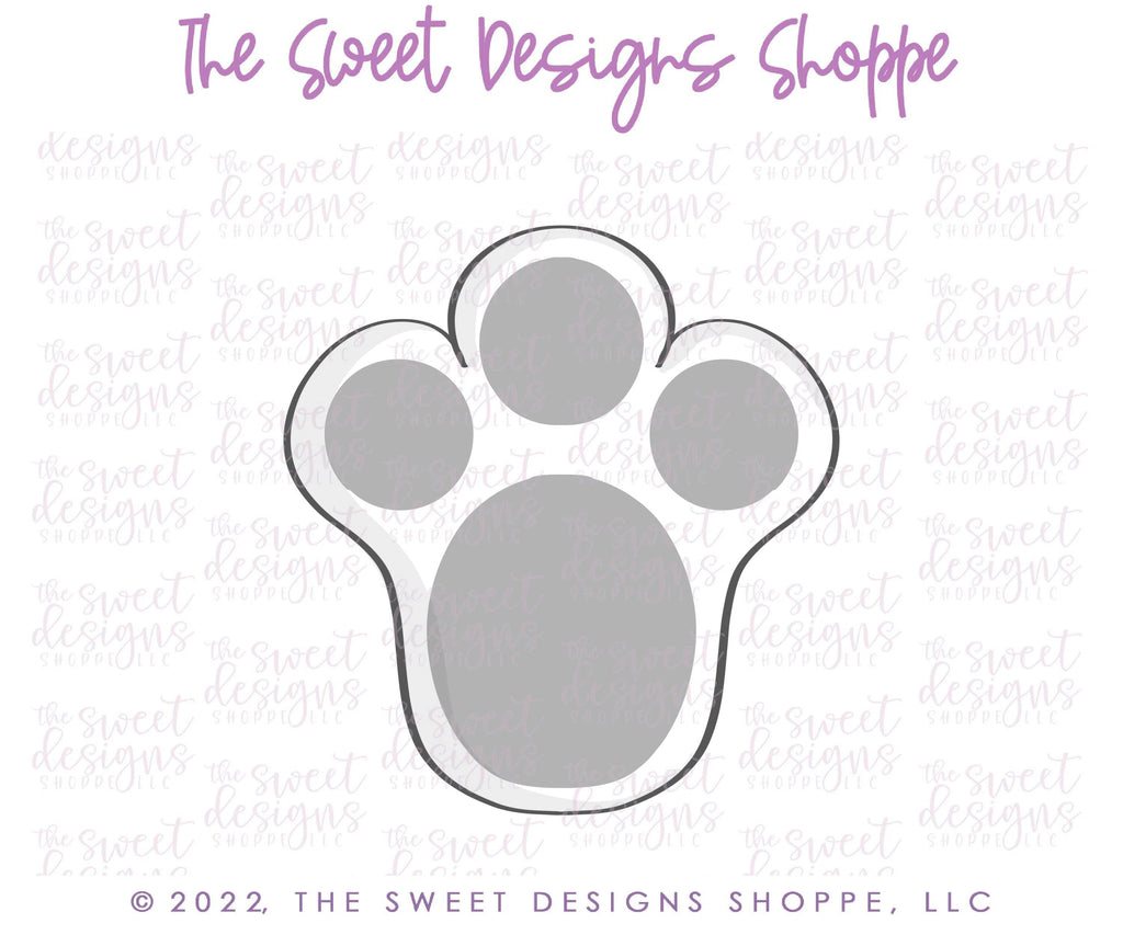 Cookie Cutters - Chubby Paw - Cookie Cutter - The Sweet Designs Shoppe - TSDS - - ALL,Animal,Animals,Animals and Insects,bunny,Cookie Cutter,Easter,Easter / Spring,Insects,Promocode,Spring