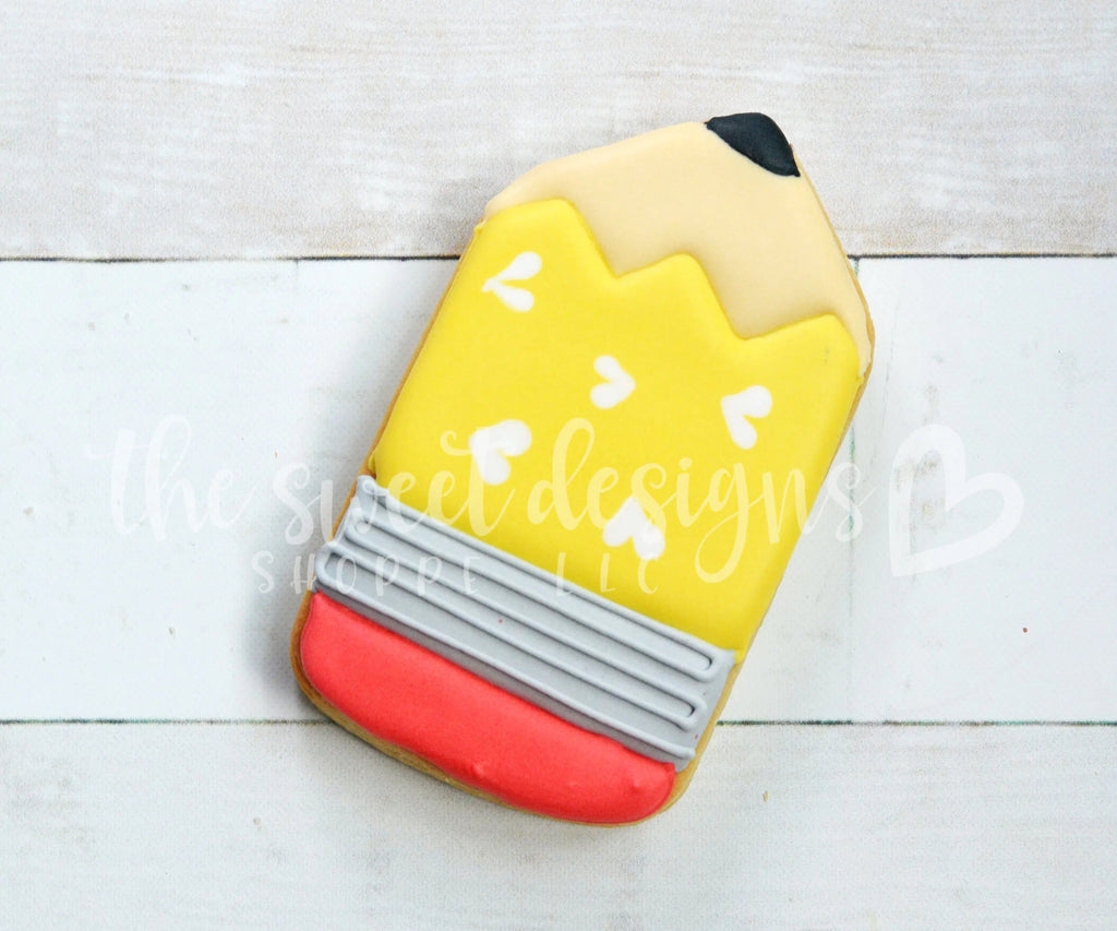 Cookie Cutters - Chubby Pencil v2- Cookie Cutter - The Sweet Designs Shoppe - TSDS - - ALL,Chubby Pencil,Cookie Cutter,Grad,graduations,Pencil,Promocode,school,School / Graduation,school supplies,writing