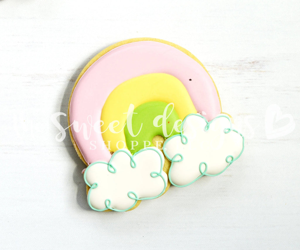 Cookie Cutters - Chubby Rainbow v2- Cookie Cutter - Sweet Designs Shoppe - - 2019, ALL, Cookie Cutter, Fantasy, Kids / Fantasy, Nature, Promocode, Rainbow, St paddy, ST PATRICK, st patricks, St Patrick’s Day, St. Pat, Weather
