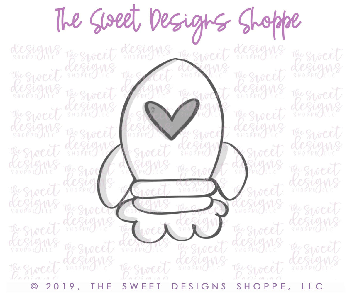 Cookie Cutters - Chubby Rocket Ship - Cookie Cutter - The Sweet Designs Shoppe - TSDS - - ALL,Cookie Cutter,kids,Kids / Fantasy,Promocode,space,transportation,Valentine's