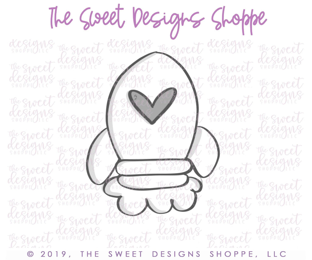 Cookie Cutters - Chubby Rocket Ship - Cookie Cutter - The Sweet Designs Shoppe - - 2018, ALL, Cookie Cutter, kids, Kids / Fantasy, Promocode, space, transportation, Valentine's, valentines collection 2018