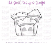 Cookie Cutters - Chubby SandCastle - Cookie Cutter - The Sweet Designs Shoppe - TSDS - - Accesories,ALL,beach,Cookie Cutter,Customize,pool,pool party,Promocode,sand castle,STL,Summer,under the sea