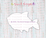 Cookie Cutters - Chubby Shark - Cookie Cutter - The Sweet Designs Shoppe - TSDS - - ALL,Animal,Animals,beach,Cookie Cutter,Promocode,sand,STL,summer,under the sea