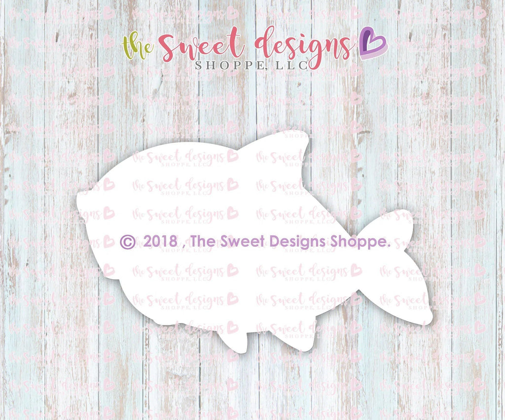 Cookie Cutters - Chubby Shark - Cookie Cutter - The Sweet Designs Shoppe - TSDS - - ALL,Animal,Animals,beach,Cookie Cutter,Promocode,sand,summer,under the sea