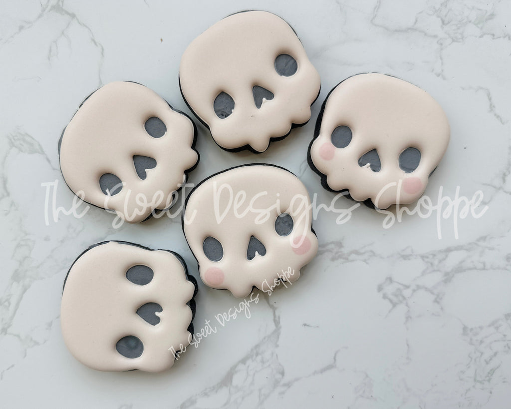 Cookie Cutters - Chubby Skull - Cookie Cutter - The Sweet Designs Shoppe - - ALL, Cookie Cutter, halloween, new, Promocode