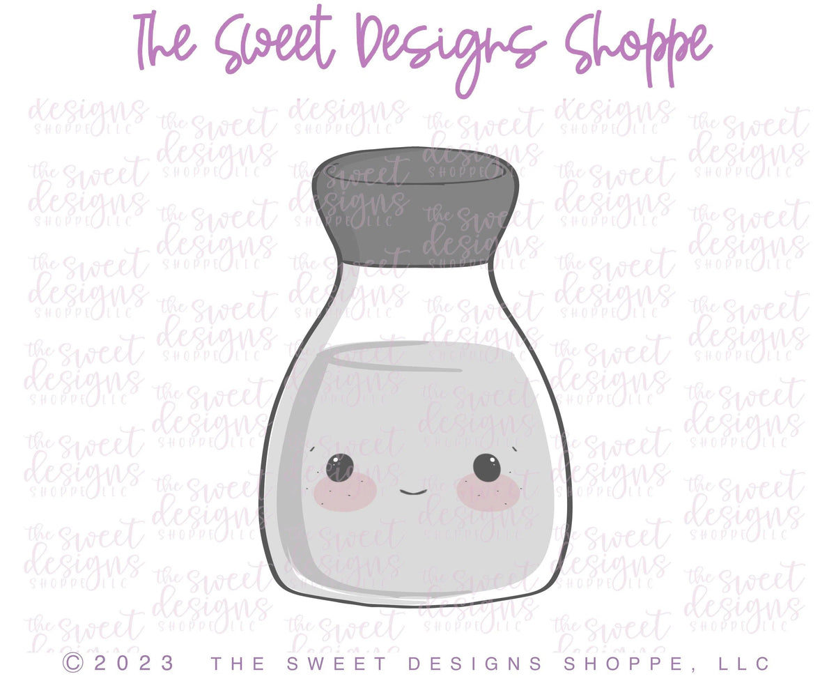 Cookie Cutters - Chubby Soy Sauce - Cookie Cutter - The Sweet Designs Shoppe - TSDS - - ALL,Cookie Cutter,Food,Food and Beverage,Food beverages,Fruits and Vegetables,Promocode,STL,Valentines