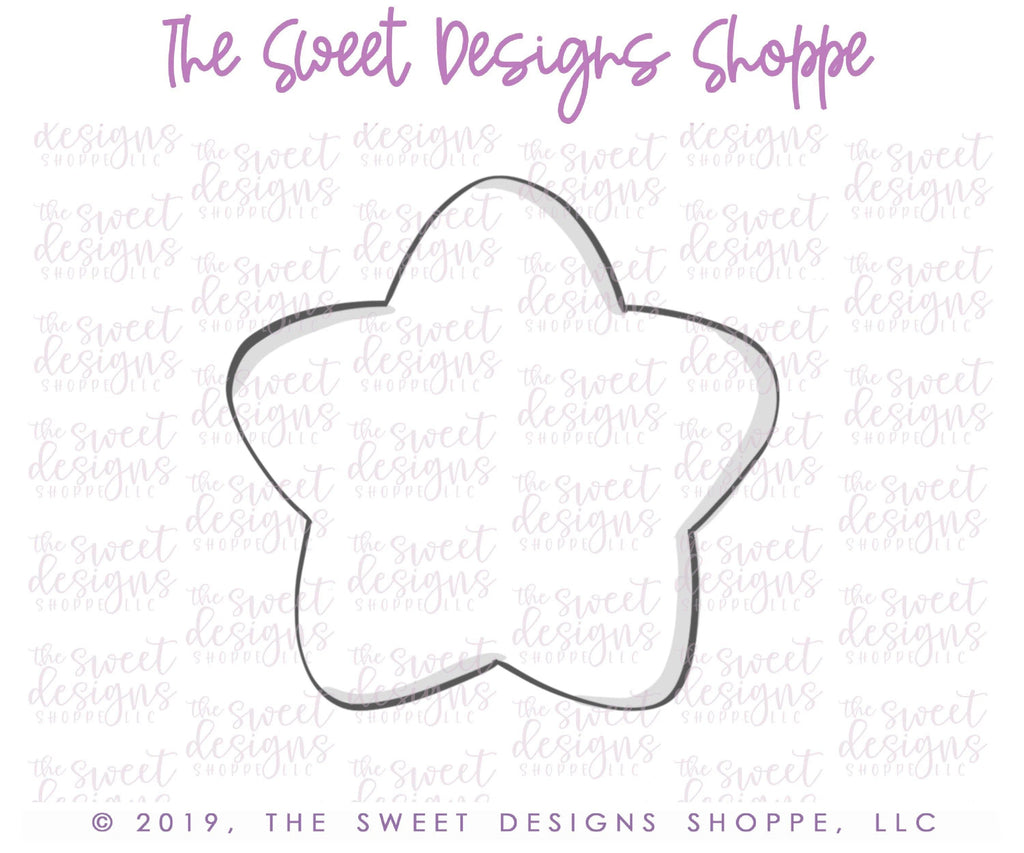 Cookie Cutters - Chubby Star 2019 - Cookie Cutter - The Sweet Designs Shoppe - TSDS - - ALL,basic,Basic Shapes,BasicShapes,constellations,Cookie Cutter,Miscellaneous,Promocode,space,Star,STL