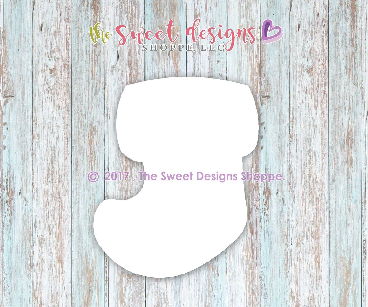 Cookie Cutters - Chubby Stocking V2 - Cookie Cutter - The Sweet Designs Shoppe - TSDS - - ALL,Christmas,Christmas / Winter,Clothing / Accessories,Cookie Cutter,Promocode,Snow,STL,Winter