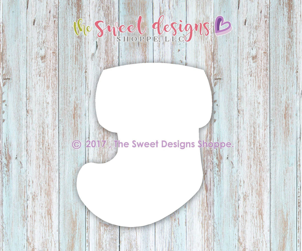 Cookie Cutters - Chubby Stocking V2 - Cookie Cutter - The Sweet Designs Shoppe - TSDS - - ALL,Christmas,Christmas / Winter,Clothing / Accessories,Cookie Cutter,Promocode,Snow,STL,Winter