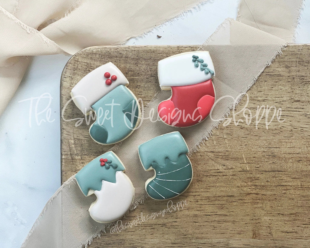 Cookie Cutters - Chubby Stocking V2 - Cookie Cutter - The Sweet Designs Shoppe - TSDS - - ALL,Christmas,Christmas / Winter,Clothing / Accessories,Cookie Cutter,Promocode,Snow,STL,Winter