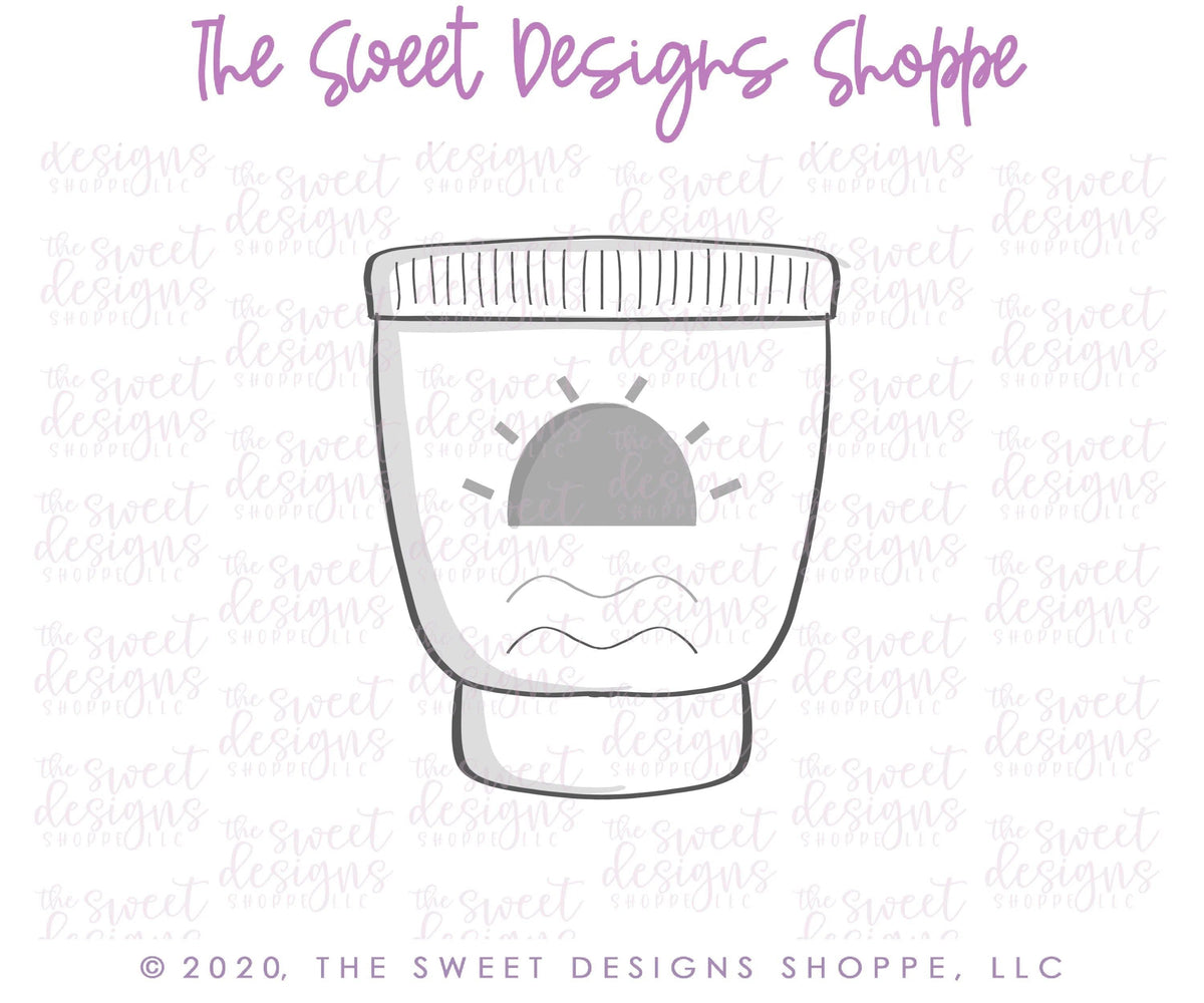 Cookie Cutters - Chubby Sunscreen - Cookie Cutter - The Sweet Designs Shoppe - TSDS - - Accesories,ALL,beach,Cookie Cutter,Customize,pool,pool party,Promocode,sand castle,STL,Summer,under the sea
