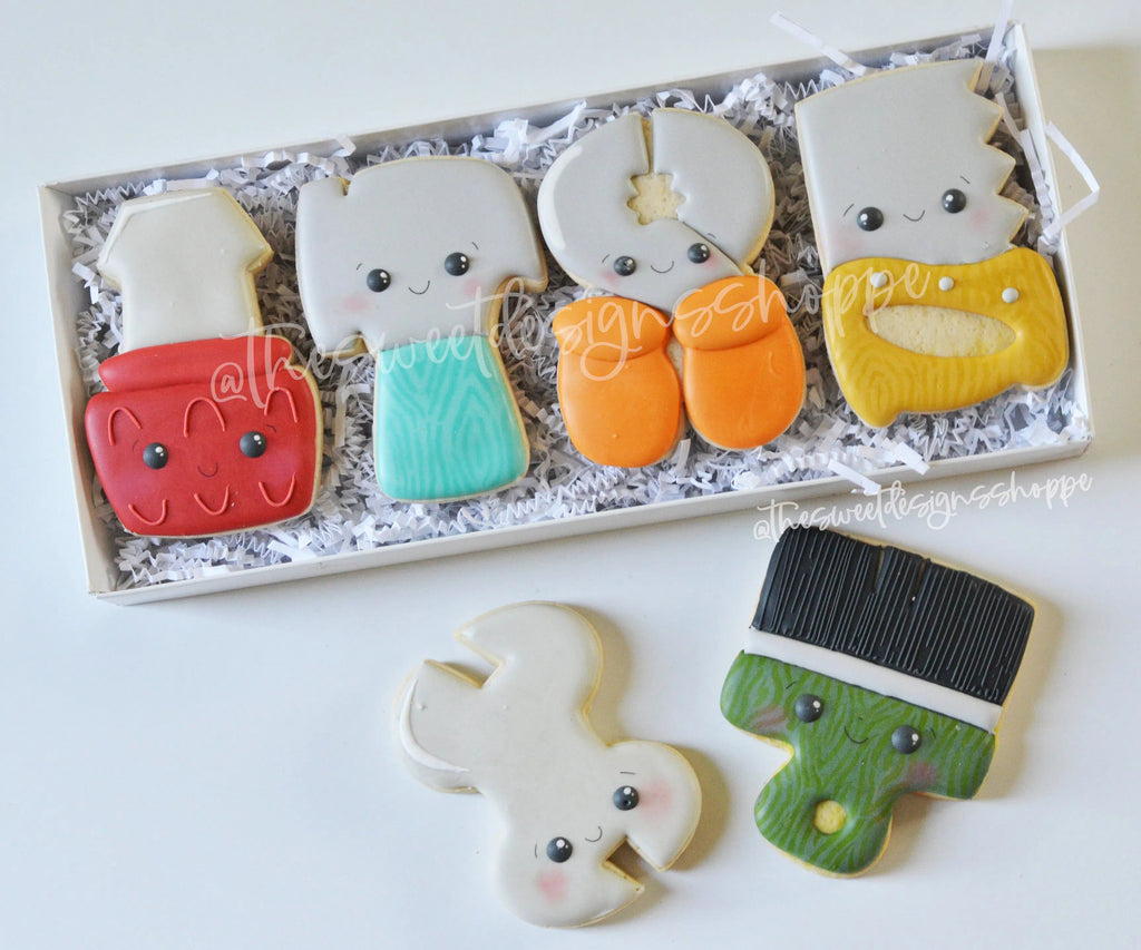 Cookie Cutters - Chubby Tools Set - Cookie Cutters - The Sweet Designs Shoppe - TSDS - - 051520,ALL,Cookie Cutter,dad,Father,father's day,grandfather,Mini Sets,Promocode,regular sets,set,STL,tools