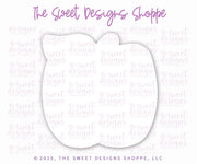 Cookie Cutters - Chunky Apple - Cookie Cutter - The Sweet Designs Shoppe - TSDS - - ALL,back to school,chunky apple,Cookie Cutter,fruit,fruits,Fruits and Vegetables,Promocode,School,School / Graduation,school supplies,STL