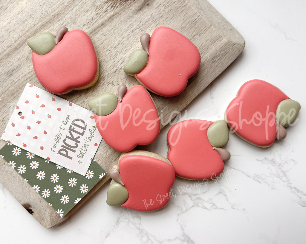Cookie Cutters - Chunky Apple - Cookie Cutter - The Sweet Designs Shoppe - TSDS - - ALL,back to school,chunky apple,Cookie Cutter,fruit,fruits,Fruits and Vegetables,Promocode,School,School / Graduation,school supplies,STL