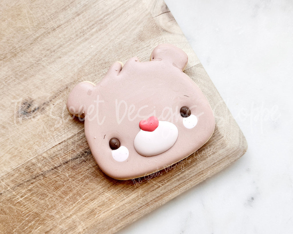 Cookie Cutters - Chunky Bear Face - Cookie Cutter - The Sweet Designs Shoppe - - ALL, Animal, Animals, Animals and Insects, chunky, Cookie Cutter, new, Promocode, STL, valentine, Valentines