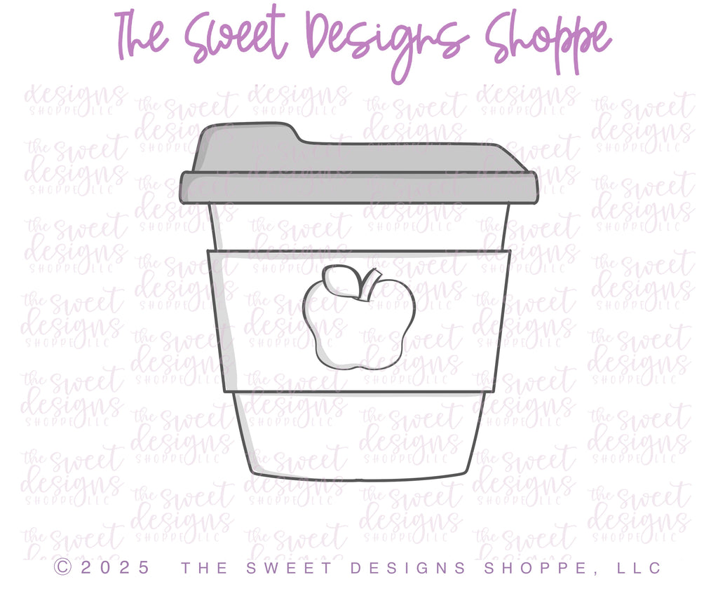 Cookie Cutters - Chunky Coffee Paper Cup - Cookie Cutter - The Sweet Designs Shoppe - TSDS - - ALL,back to school,chunky coffee paper cup,coffee paper cup,Cookie Cutter,Promocode,School,School / Graduation,school supplies,STL