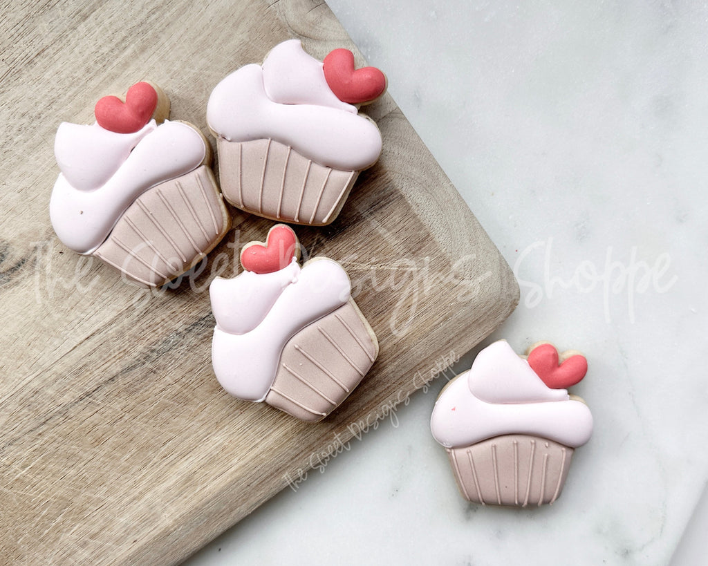 Cookie Cutters - Chunky Cupcake - Cookie Cutter - The Sweet Designs Shoppe - - ALL, chunky, chunky cupcake, Cookie Cutter, Cupcake, new, Promocode, STL, Sweets, valentine, Valentines, valentines chunky