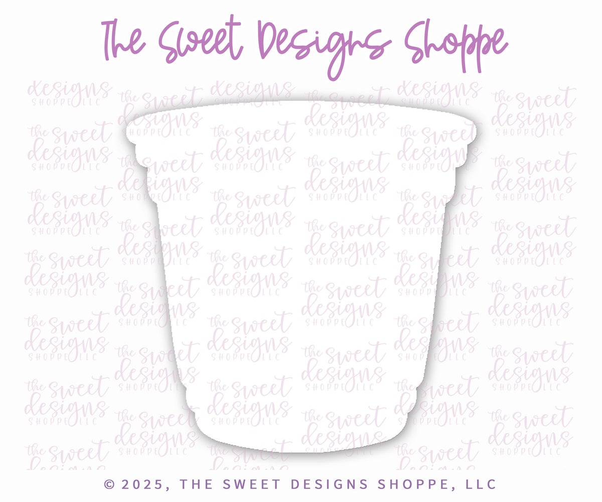 Cookie Cutters - Chunky Disposable Cup - Cookie Cutter - The Sweet Designs Shoppe - TSDS - - 4th,4th July,4th of July,ALL,Birthday,Cookie Cutter,Party,Patriotic,Patriotric,pool party,Promocode,STL,Summer,USA