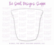 Cookie Cutters - Chunky Disposable Cup - Cookie Cutter - The Sweet Designs Shoppe - TSDS - - 4th,4th July,4th of July,ALL,Birthday,Cookie Cutter,Party,Patriotic,Patriotric,pool party,Promocode,STL,Summer,USA
