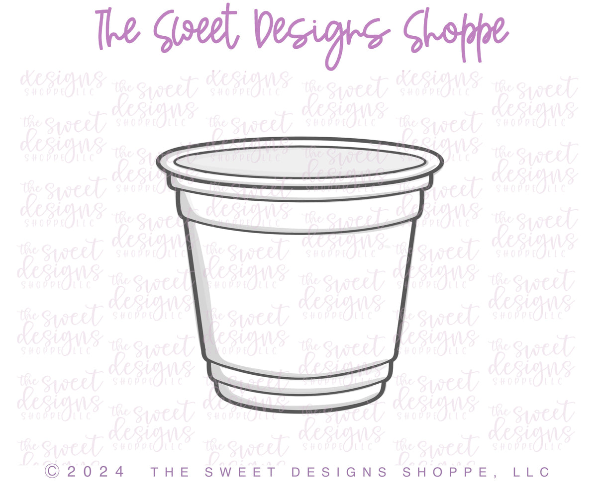 Cookie Cutters - Chunky Disposable Cup - Cookie Cutter - The Sweet Designs Shoppe - TSDS - - 4th,4th July,4th of July,ALL,Birthday,Cookie Cutter,Party,Patriotic,Patriotric,pool party,Promocode,STL,Summer,USA