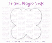 Cookie Cutters - Chunky Easter Butterfly - Cookie Cutter - The Sweet Designs Shoppe - TSDS - - ALL,Animal,Animals,Animals and Insects,butterfly easter,chunky easter butterlfy,Cookie Cutter,Easter,Easter / Spring,insect,Insects,Promocode,Spring,STL,Summer