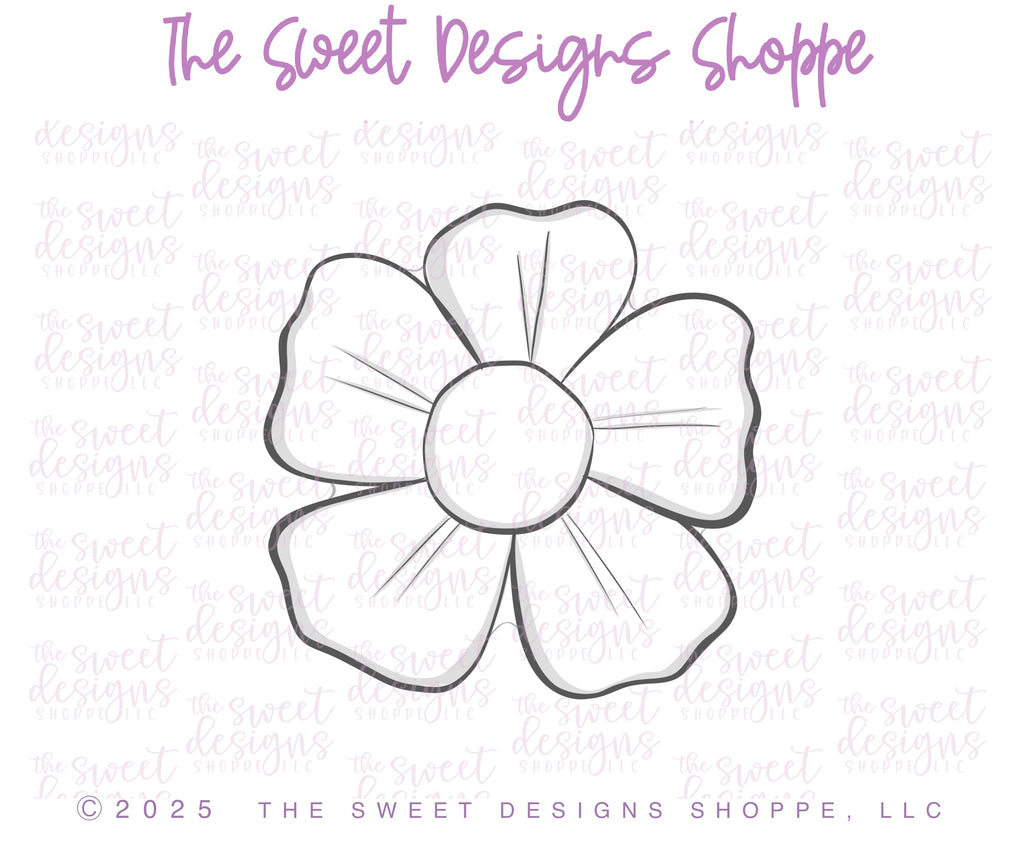 Cookie Cutters - Chunky Easter Daisy- Cookie Cutter - The Sweet Designs Shoppe - - ALL,Cookie Cutter,Easter,Easter / Spring,easter 2025,Flower,Nature,new,Promocode,STL