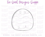 Cookie Cutters - Chunky Easter Egg - Cookie Cutter - The Sweet Designs Shoppe - TSDS - - ALL,Chunky easter egg,Cookie Cutter,Easter,Easter / Spring,Easter egg,Promocode,STL